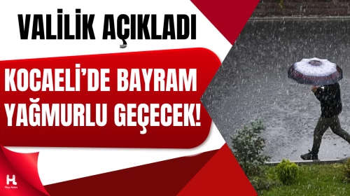 Ramazan Bayramı’nda Kocaeli’ye Yağmur ve Soğuk Geliyor