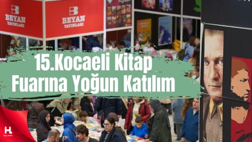 15.si Düzenlenen Kocaeli Kitap Fuarına Yoğun Katılım