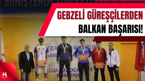 Gebzeli Güreşçiler Balkan Şampiyonasından Madalyalarla Döndü
