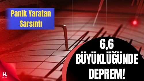 USGS: Endonezya'da 6,6'lık Deprem Meydana Geldi