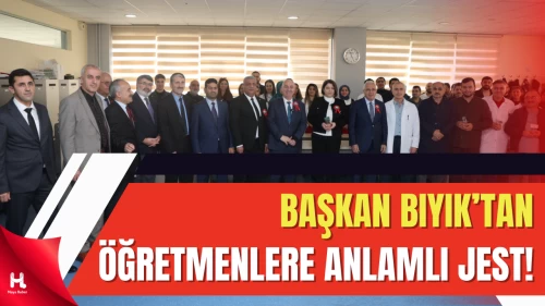 Muzazfer Bıyık'tan öğretmenlere 24 Kasım jesti