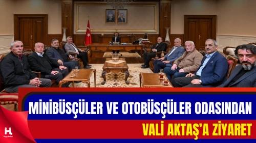 Minibüs ve Otobüs Kooperatiflerinden Aktaş’a Teşekkür Ziyareti