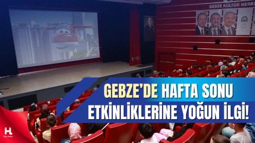 Gebze Kültür Merkezi’nde renkli ve dolu dolu hafta sonu