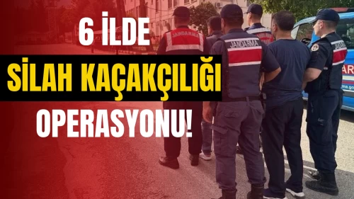 6 İlde Silah Kaçakçılığı Operasyonu: 119 Şüpheli Yakalandı