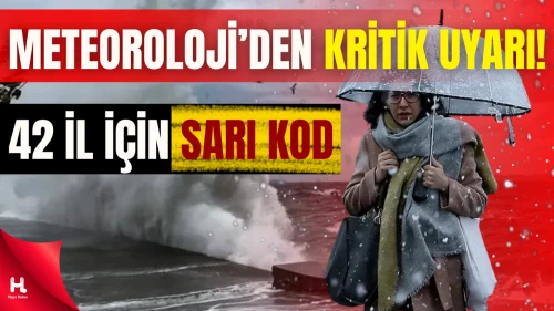 Meteoroloji’den 42 İle Sarı Kodlu Alarm! Kar Yağışı Geliyor
