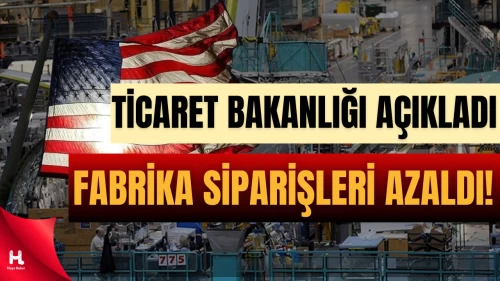 ABD'de fabrika siparişleri 604,8 milyar dolara geriledi