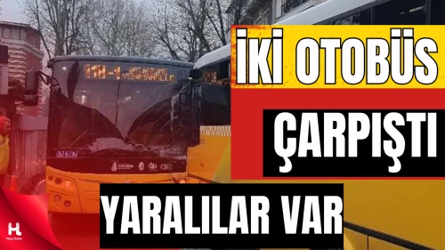 Beykoz’da Korkutan Kaza: İki İETT Otobüsü Kafa Kafaya Çarpıştı