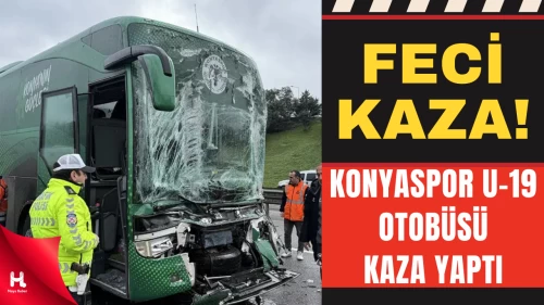 Konyaspor U-19 Takım Otobüsü TEM Otoyolu’nda Kaza Yaptı: 3 Yaralı