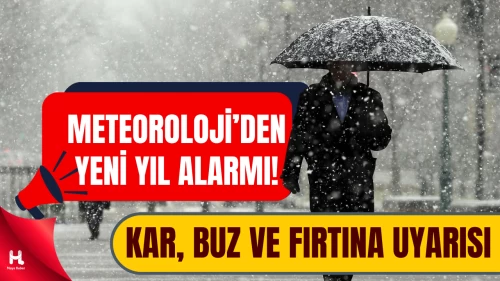 Meteoroloji Kuvvetli Yağış ve Rüzgar İçin Alarm Verdi