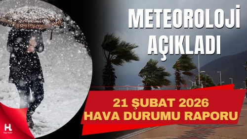21 Şubat’ta Hava Alarmı: Sağanak, Lodos ve Çığ Uyarısı
