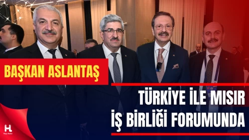 Başkan Aslantaş, Türkiye ile Mısır İş Birliği Forumuna Katıldı