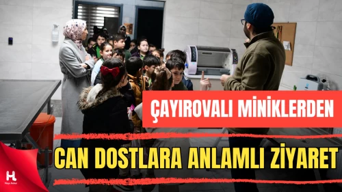 Çayırova’da Anlamlı Buluşma: İlkokul Öğrencileri Bakımevini Gezdi