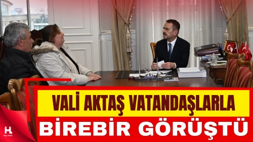 Vali İlhami Aktaş, Vatandaşlarla Bir Araya Geldi