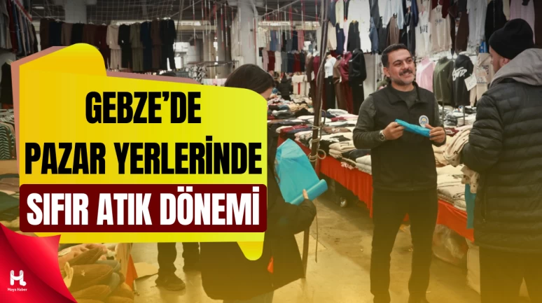 Gebze Belediyesi’nden Pazar Yerlerinde Sıfır Atık Hamlesi