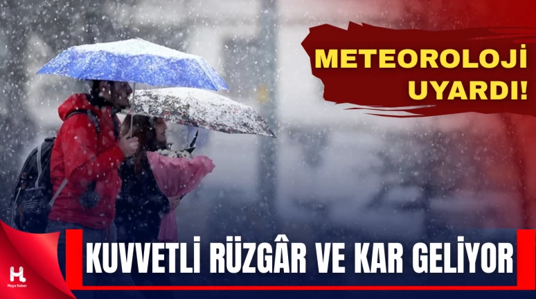 Yurtta Yağış Alarmı: Doğu’da Kar, Ege’de Rüzgâr Etkili Olacak