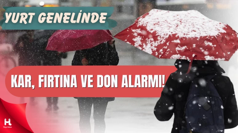 Soğuk hava etkisini artırıyor: Birçok bölgede kar ve yağış bekleniyor