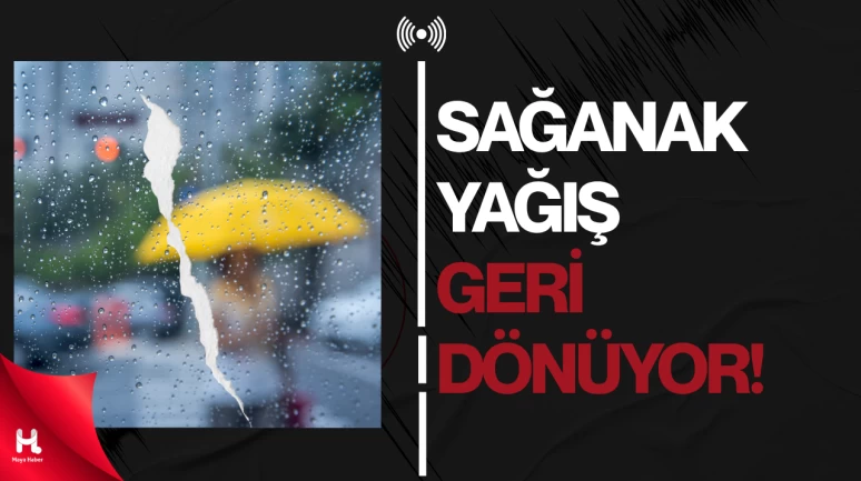 Meteoroloji’den Hafta Sonu İçin Kuvvetli Yağış Uyarısı