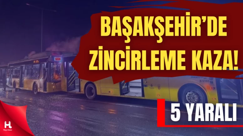 3 İETT otobüsü birbirine girdi, yolcular büyük panik yaşadı