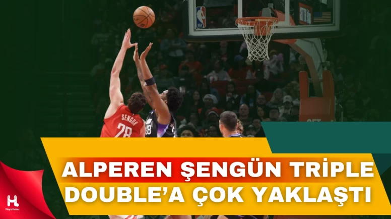 Rockets Evinde Şov Yaptı: Alperen Triple Double’a Çok Yaklaştı