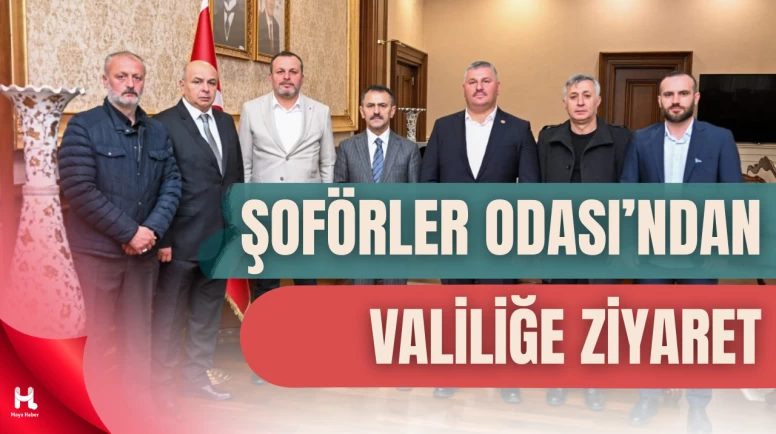 Başkan Özkar ve Yönetimi, Vali İlhami Aktaş’la Bir Araya Geldi