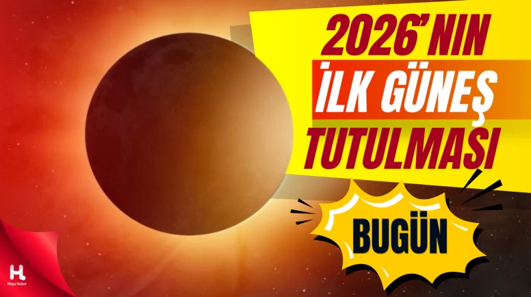 2026’nın İlk Halkalı Güneş Tutulması Bugün Gerçekleşiyor