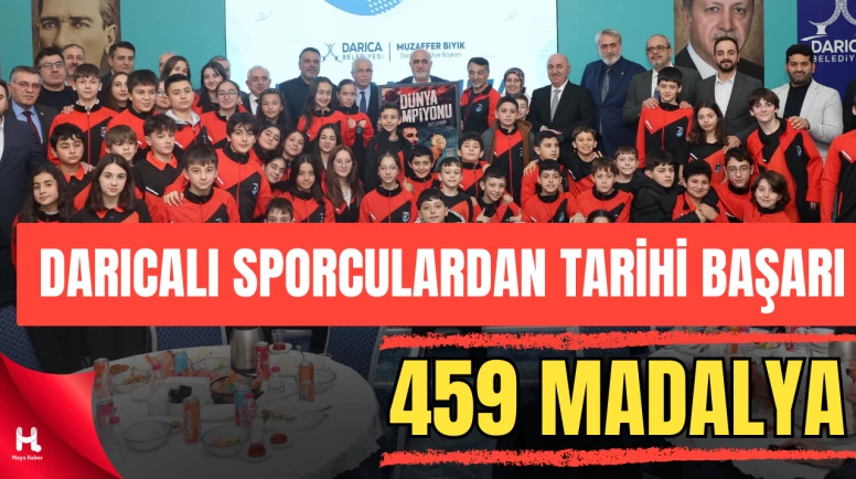 Darıcalı Sporcular 2025 Yılında 459 Madalya Kazandı