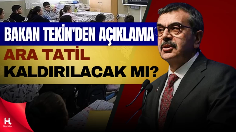 Milli Eğitim Bakanı Tekin’den Kritik Değerlendirme