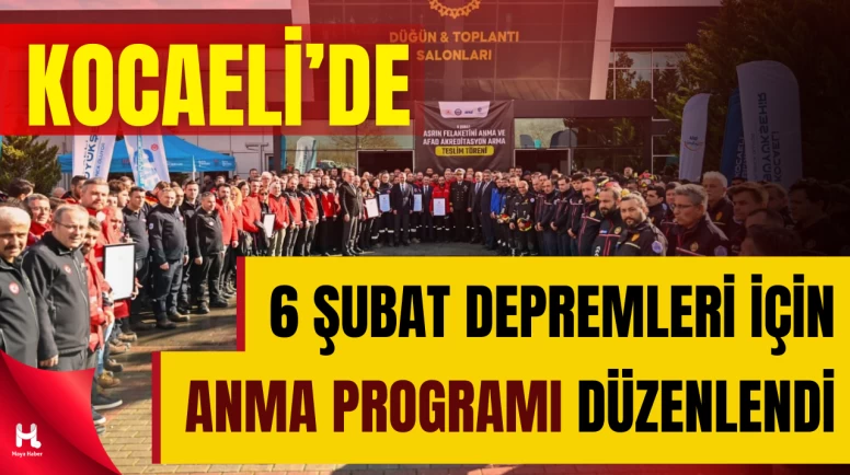 6 Şubat Asrın Felaketi Yıl Dönümünde Dualarla Anıldı