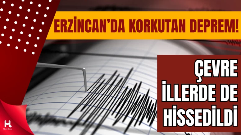 Erzincan’da 4.9 Büyüklüğünde Deprem Meydana Geldi