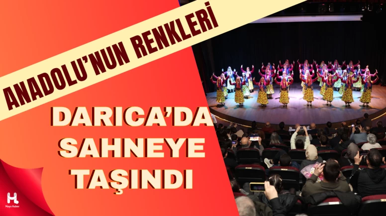 Darıca’da Anadolu Rüzgarı: Halk Oyunları Festivali Yoğun İlgi Gördü