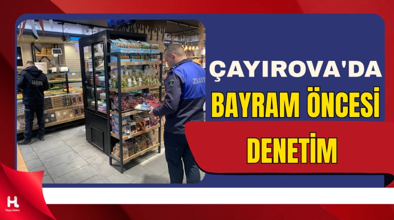 Çayırova Belediyesi Zabıtası Bayram Öncesi Sahaya İndi