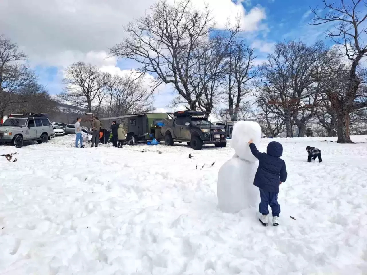 Kar Severler Çataldağ'da Buluştu