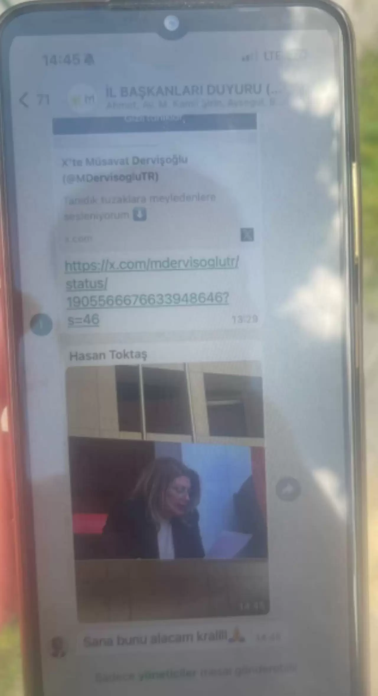 'Sana alacam bunu kral' mesajı olay yaratmıştı! İYİ Partili Toktaş'tan açıklama geldi