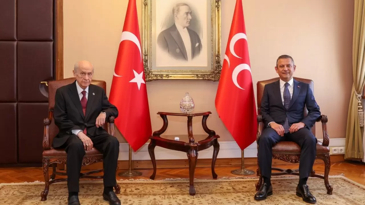 CHP Chairperson Özgur Özel met with MHP Chairperson Devlet Bahçeli - The Republican People's Party