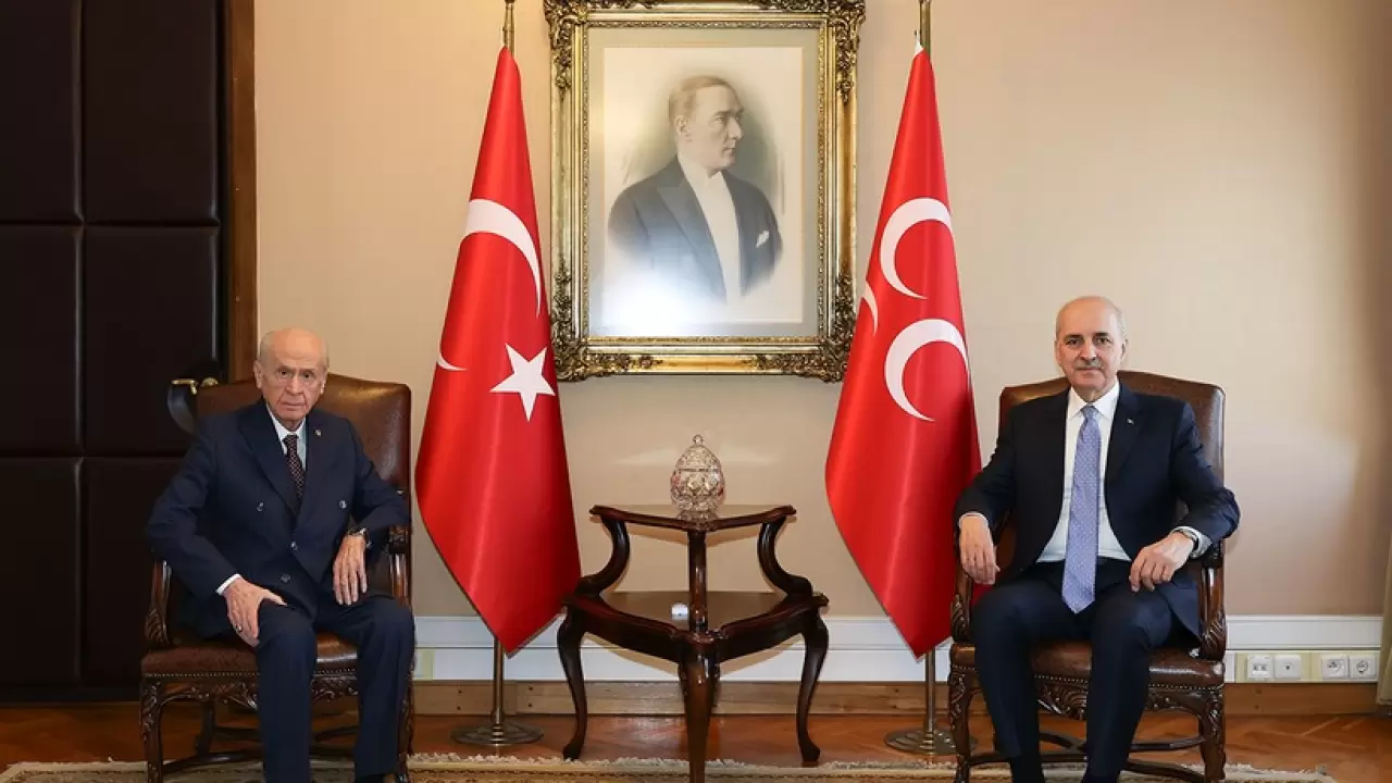 Numan Kurtulmuş'tan Bahçeli'ye Ziyaret - Resim : 1