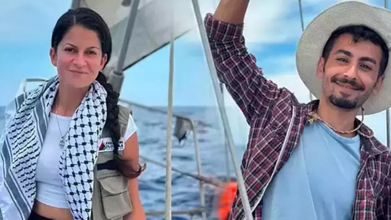 Madleen gemisindeki iki Türk aktivist serbest bırakıldı
