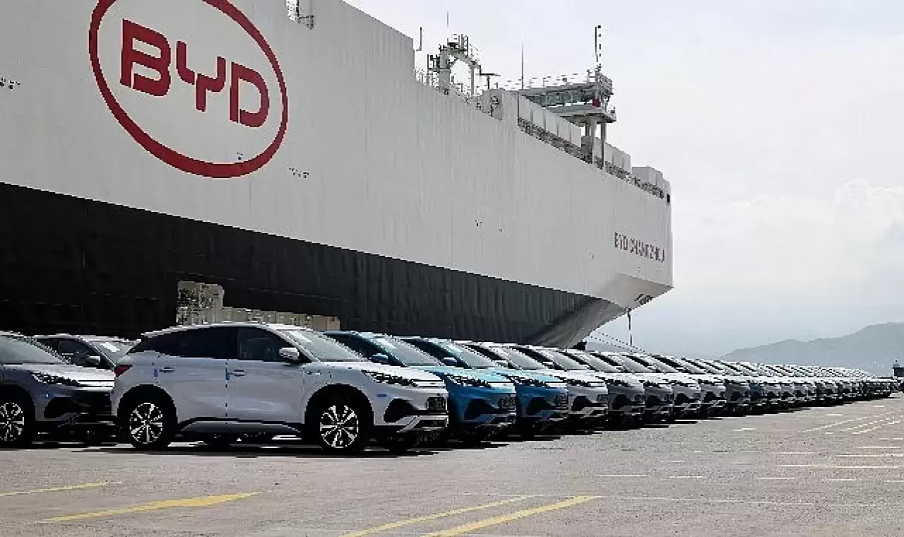 Türkiye'deki Yüksek Satış Adetleri BYD'nin Dev Araç Gemisi “BYD  CHANGZHOU”yu Ülkemize Getirdi