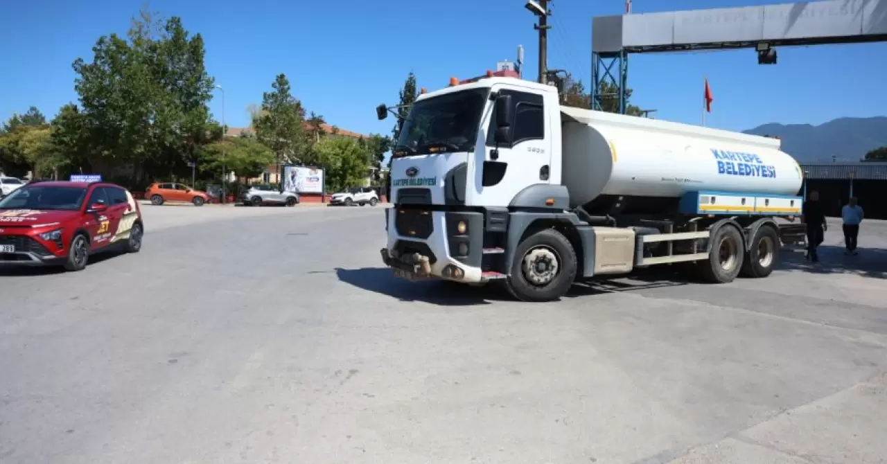 Kartepe Belediyesi'nden Yangın Söndürme Çalışmalarına Destek