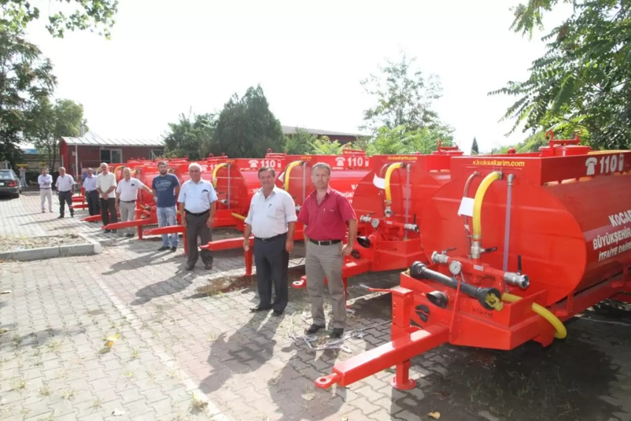 Büyükşehir’den yangınla mücadelede önemli destek