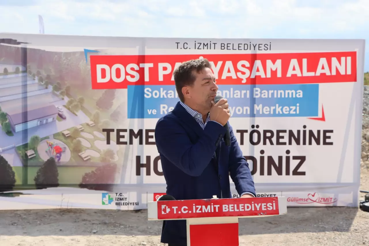 İzmit’te sokak köpekleri için temel atıldı!
