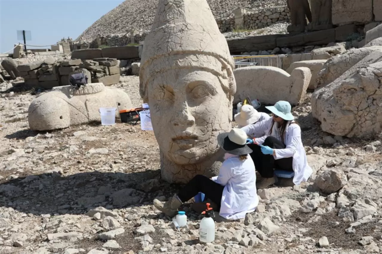 Nemrut Dağı'nın binlerce yıllık tarihi heykelleri nanoteknolojiyle birleşiyor - Adıyaman Işık Gazetesi