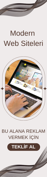 Sağ Dikey Reklam Alanı Genişlik: 160px Yükseklik: 600px
